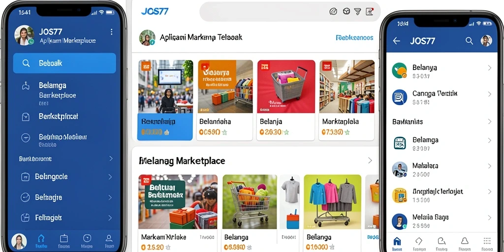 Tampilan antarmuka JOS77 yang user-friendly dan menarik.
