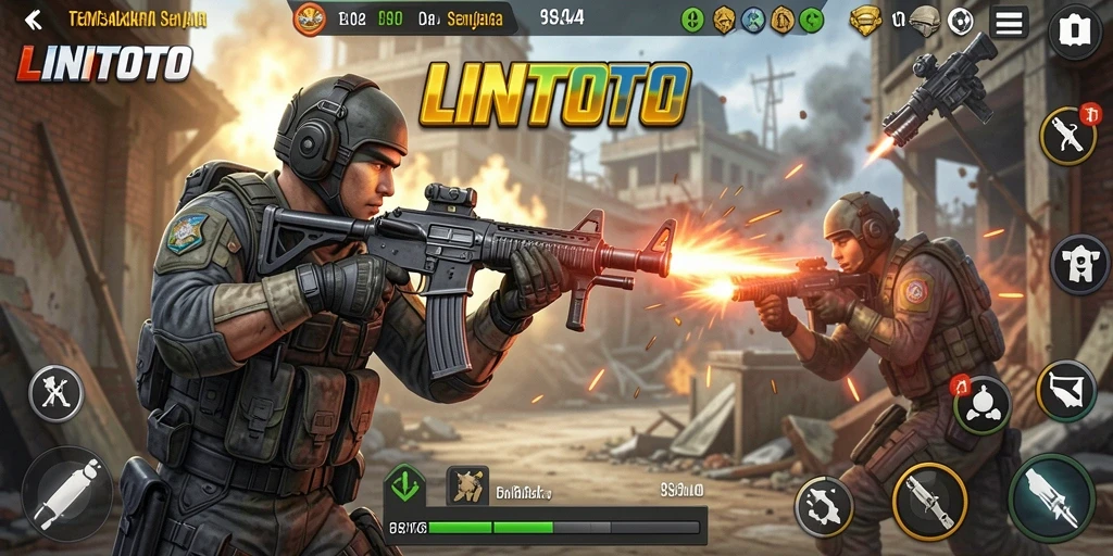 Tampilan antarmuka game LINITOTO yang menarik dan responsif.