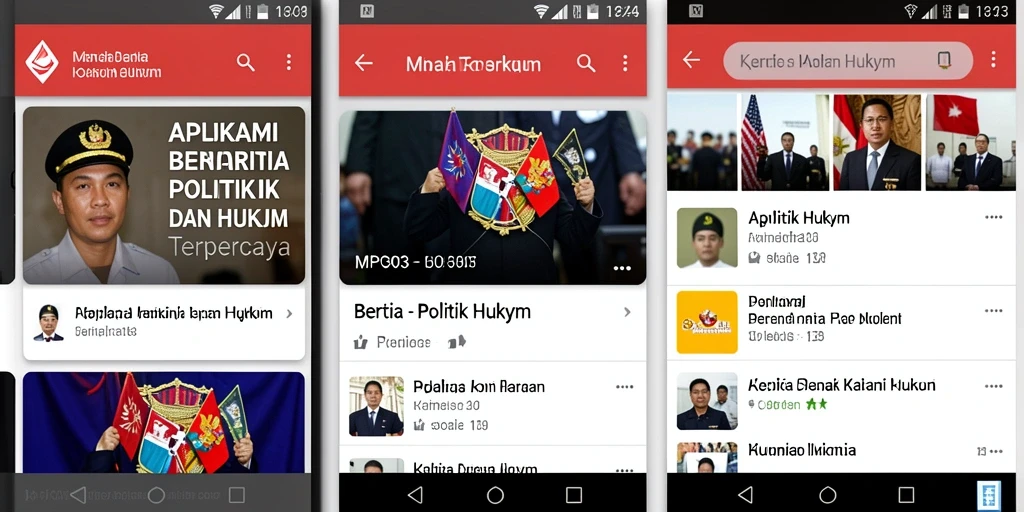 Antarmuka MPO303 yang menarik dengan berbagai fungsi berita politik dan hukum.