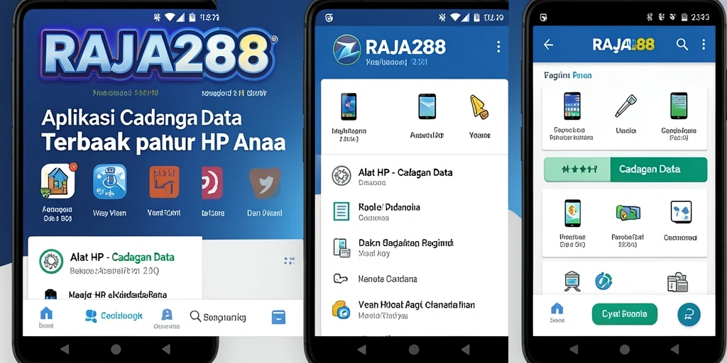 Tampilan antarmuka RAJA288 yang intuitif untuk cadangan data.
